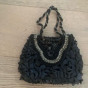 Black Sea shell handmade woman’s Purse Handbag